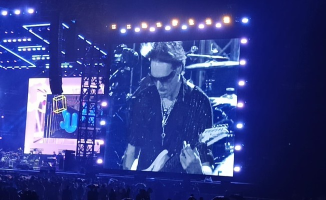 Steve Vai di Konser Dewa 19. (FTNews)